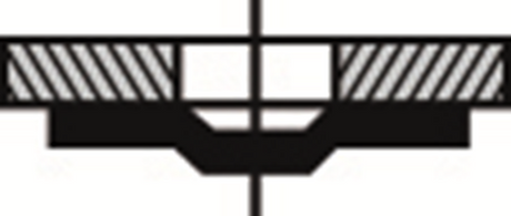 Bosch accessoires 1 lamellenschijf 125 , expert for metal recht, kunststof, 80 - 2608607367