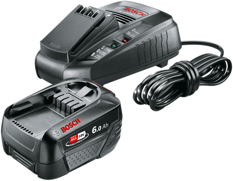 Bosch groen bosch accessoires 1600a00zr8 | starterset | 18v | 1 x 6.0 ah accu + al1830 cv lader 1600a00zr8
