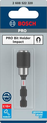 Bosch accessoires impact bithouder quick release, 1pc