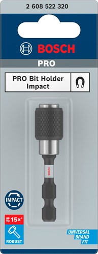 Bosch accessoires impact bithouder quick release, 1pc