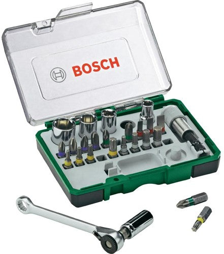 Bosch accessoires bosch schroefbit ratelset - 27 delig