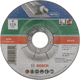 Bosch accessoires bosch slijpschijven set - voor metaal - 115 x 2,5 mm - gebogen - 5 stuks