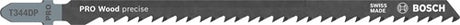 Bosch accessoires 5 x precision voor hout decoupeerzaagblad t344dp - 2608633a36