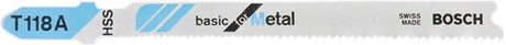 Bosch accessoires bosch decoupeerzaagblad t 118 a 2608631013 [5x]
