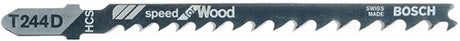 Bosch accessoires 5x speed voor hout decoupeerzaagblad t244d - 2608630058