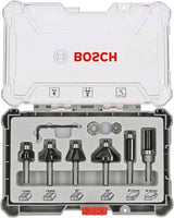 Bosch accessoires 8-delige gemengde freesset - schachtdiameter 6 mm - 2607017468