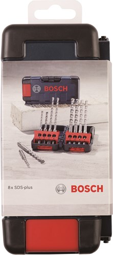 Bosch accessoires 8-delige hamerborenset sds plus-3 | tough box - 2607019903