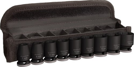 Bosch accessoires bosch professional pro impact krachtdoppenset kort 3 8 9-delig - 2608003036