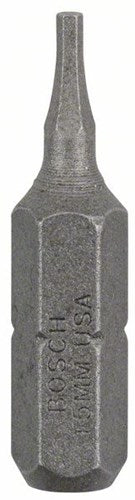 Bosch accessoires bit extra-hard hex 1.5, 25 mm 3st - 2607001716