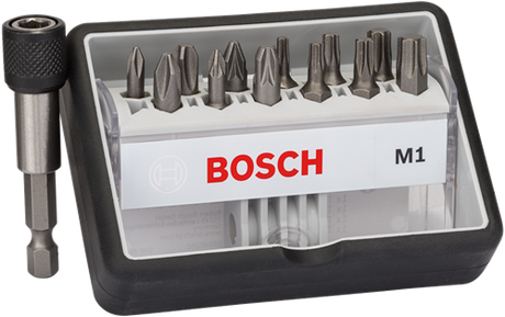Bosch accessoires bitset | extra hard m1 | robustline | 13-delig | 2607002563 - 2607002563