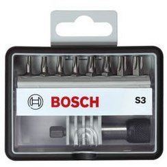 Bosch accessoires bitset | extra hard s3 | robustline | 9-delig | 2607002562 - 2607002562