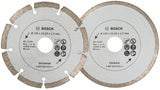 Bosch accessoires bosch diamantschijven - voor bouwmaterialen - 2-delig - 125 mm