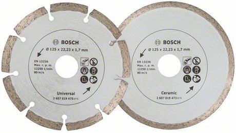Bosch accessoires bosch diamantschijven - voor bouwmaterialen - 2-delig - 125 mm