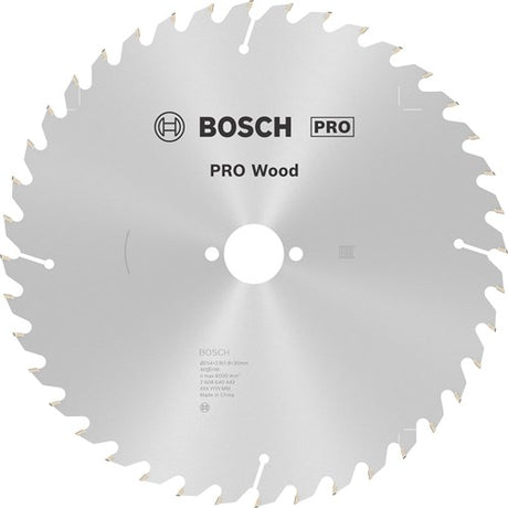 Bosch accessoires bosch pro wood cirkelzaagblad, 254 x 2,8 x 30 mm