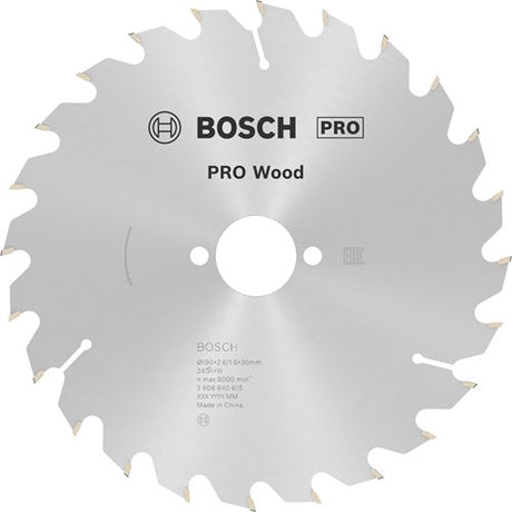 Bosch accessoires cirkzb opt 190x30x2,6 24t wz