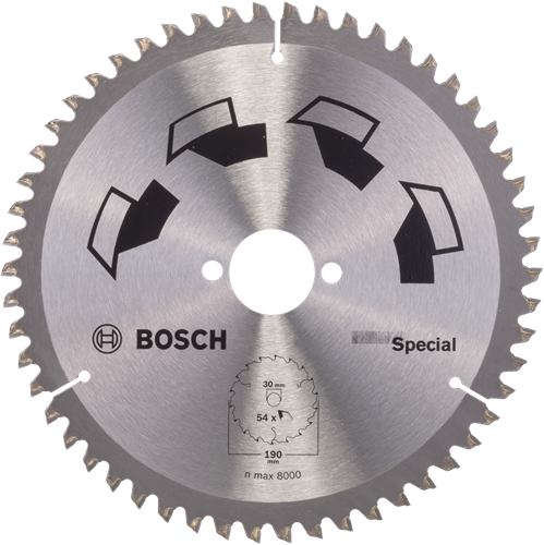 Bosch accessoires bosch cirkelzaagblad special 190 x 2 x 30 mm - t54