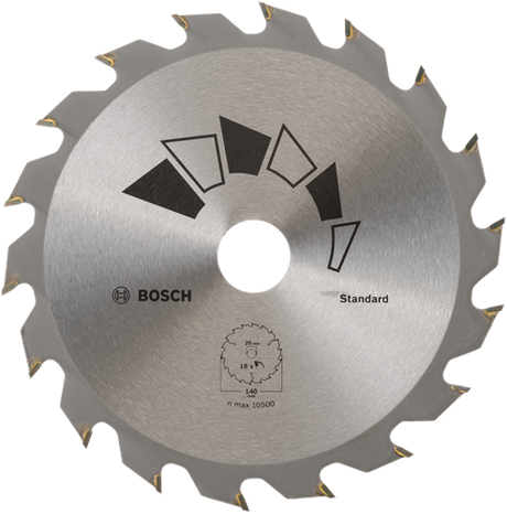 Bosch accessoires cirkelzaagblad standard 140x20 t18 - 2609256b54