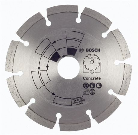 Bosch accessoires diamantdoorslijpschijf beton | 125mm - 2609256414