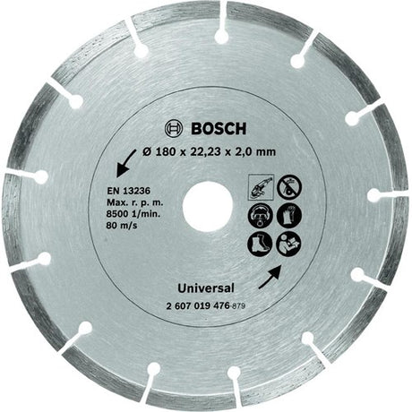 Bosch accessoires diamantdoorslijpschijf voor bouwmaterialen, 180 mm ø - 2607019476