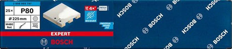 Bosch accessoires bosch accessories expert m480 2608900707 schuurnet voor wand- en plafondschuurmachine ongeperforeerd korrelgrootte (num