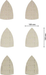Bosch accessoires bosch expert m480 - schuurset - 100x150mm - stofvrij schuren