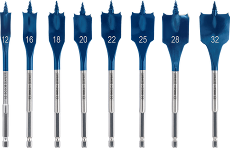 Bosch blauw bosch accessoires expert speedborenset self cut speed | 8-delige | 12, 16, 18, 20, 22, 25, 28, 32 mm - 2608902111