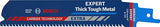 Bosch accessoires expert ‘thick tough metal’ s 955 chc reciprozaagblad 10-delig - 1 stuk(s) - 2608900367