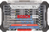 Bosch accessoires pro impact mixed set | 20-dlg. - 2608521u83
