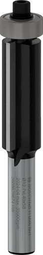 Bosch accessoires pro kopieerfrees met kogellager beneden | ø 12,7 x l 40 | schacht 8 mm - 2608629674