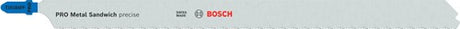 Bosch accessoires bosch pro metal sandwich serie - decoupeerzaagblad - t1018afp - 250 mm - bimetaal