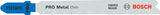 Bosch accessoires pro metal thin t121gfc decoupeerzaagblad | 92 mm | 5-delig - 2608655104