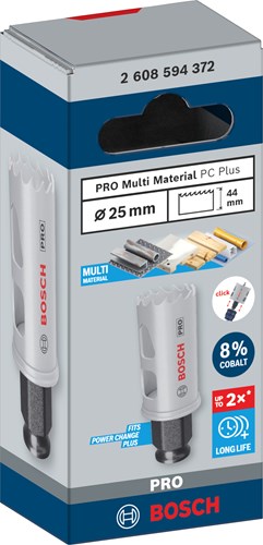 Bosch accessoires pro multi material pc plus gatzaag | 25 mm - 2608594372
