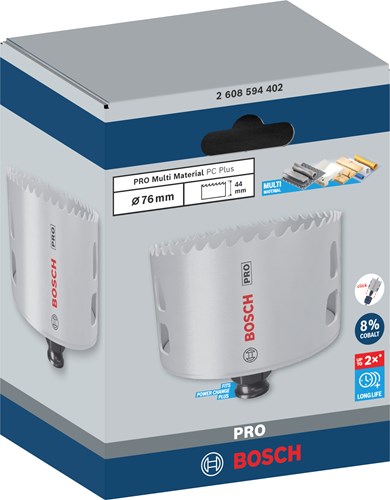 Bosch accessoires bosch pro multi material pc plus lochsäge 76 mm - 2608594402