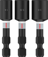 Bosch accessoires pro nutsetter impact | dop | 1 4 x 50 mm | 5 16 x 50 mm | 3 8 x 50 mm | 3-delig - 2608521u65