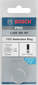 Bosch accessoires reduceerring voor cirkelzaagbladen 20 x 16 x 1,2 mm 1st - 2600100197