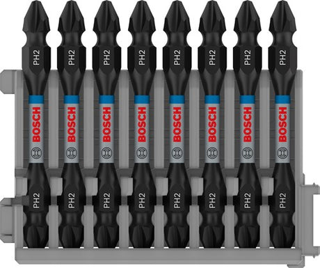 Bosch accessoires impact dubbel bit 65mm, 8xph2