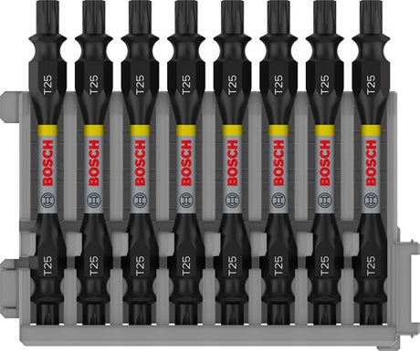Bosch accessoires impact dubbel bit 65mm, 8xt25