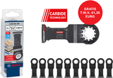 Bosch accessoires starlock aiz 32 apib bim, wood+metal, curved-tec 32 x 50 - 10 stuks verpakking + expert aiz 32 apilt - 2608902398