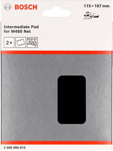 Bosch accessoires tussenpad, 115x107mm, 2x - 2608000815