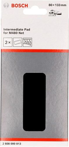 Bosch accessoires tussenpad, 80x133mm, 2x - 2608000813