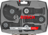 Bosch accessoires bosch professional multifunctioneel gereedschap accessoires hout set 7-delig ( 2608669097 ) starlock + koffer