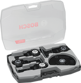Bosch accessoires bosch professional multifunctioneel gereedschap accessoires hout set 7-delig ( 2608669097 ) starlock + koffer