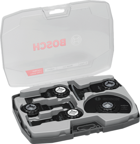 Bosch accessoires bosch professional multifunctioneel gereedschap accessoires hout set 7-delig ( 2608669097 ) starlock + koffer