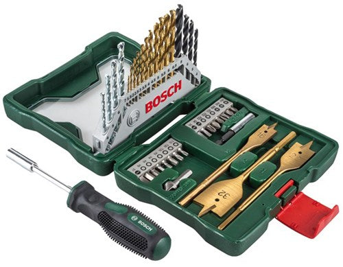 Bosch accessoires bosch x-line borenset - 40-delig - titanium plus serie - voor hout, metaal en steen