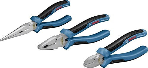 Bosch blauw bosch tangenset 3-delig - 1600a016bg