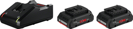 Bosch blauw 18v starterset advanced met 2 accu's procore18v 4.0ah + lader gal 18v-40 - 1600a01ba3