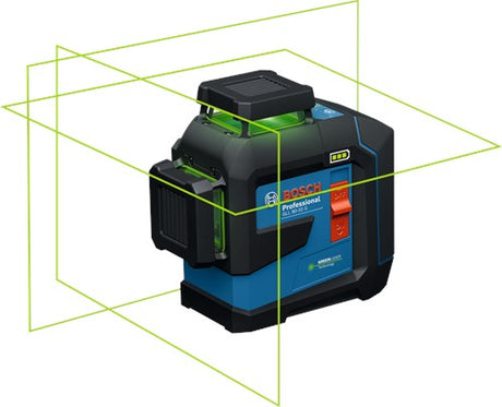 Bosch blauw bosch professional gll 80-33 g - lijnlaser - (4x batterij 1,5v lr6 (aa), laserrichtbord, houder lb10, alkalinebatterij-adapter, tas)