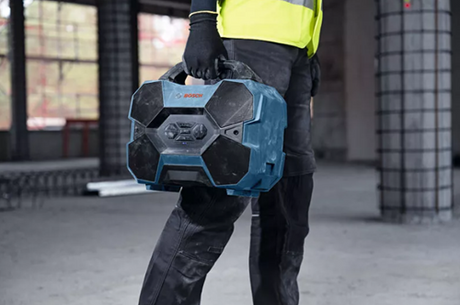 Bosch blauw gpb 18v-6 c professional bluetooth speaker | zonder accu en lader - 06014a6000