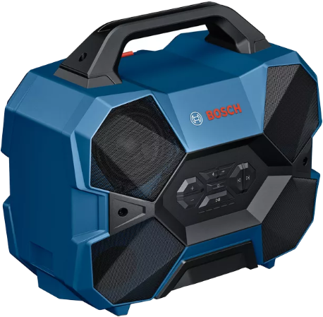 Bosch blauw gpb 18v-6 c professional bluetooth speaker | zonder accu en lader - 06014a6000
