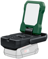 Bosch groen bosch home and garden easyspotlight 18v-400 led-accuwerklamp